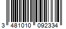 Barcode 3481010092334