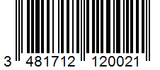 Barcode 3481712120021