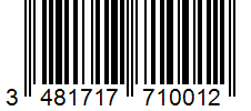 Barcode 3481717710012