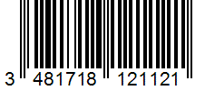 Barcode 3481718121121