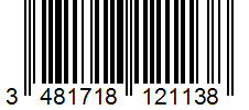 Barcode 3481718121138