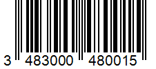 Barcode 3483000480015