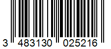 Barcode 3483130025216