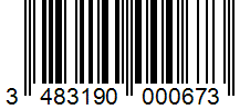 Barcode 3483190000673