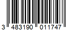 Barcode 3483190011747