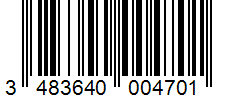 Barcode 3483640004701