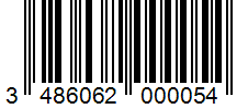 Barcode 3486062000054