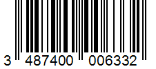 Barcode 3487400006332