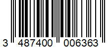 Barcode 3487400006363