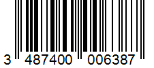 Barcode 3487400006387