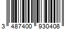 Barcode 3487400930408