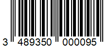 Barcode 3489350000095