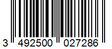 Barcode 3492500027286