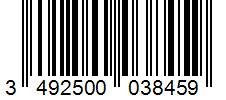 Barcode 3492500038459