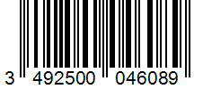 Barcode 3492500046089