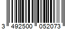 Barcode 3492500052073