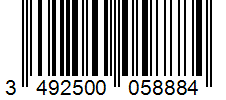 Barcode 3492500058884