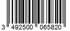 Barcode 3492500065820
