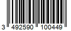 Barcode 3492590100449