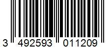 Barcode 3492593011209
