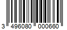 Barcode 3496080000660