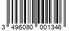 Barcode 3496080001346