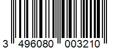 Barcode 3496080003210