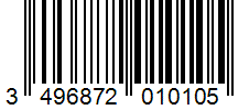 Barcode 3496872010105
