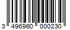 Barcode 3496960000230