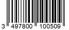 Barcode 3497800100509