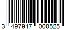 Barcode 3497917000525