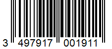 Barcode 3497917001911