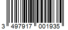 Barcode 3497917001935