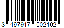 Barcode 3497917002192