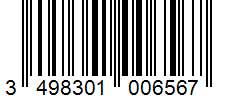 Barcode 3498301006567