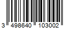 Barcode 3498640103002