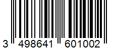 Barcode 3498641601002