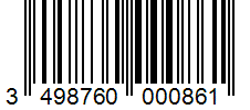 Barcode 3498760000861
