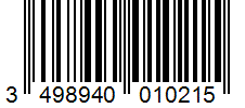 Barcode 3498940010215