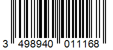 Barcode 3498940011168