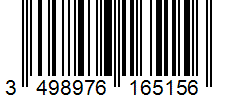 Barcode 3498976165156