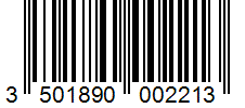 Barcode 3501890002213
