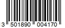 Barcode 3501890004170