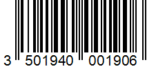 Barcode 3501940001906