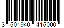 Barcode 3501940415000