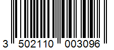 Barcode 3502110003096