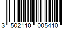 Barcode 3502110005410