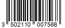 Barcode 3502110007568