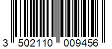 Barcode 3502110009456