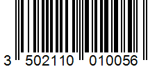 Barcode 3502110010056